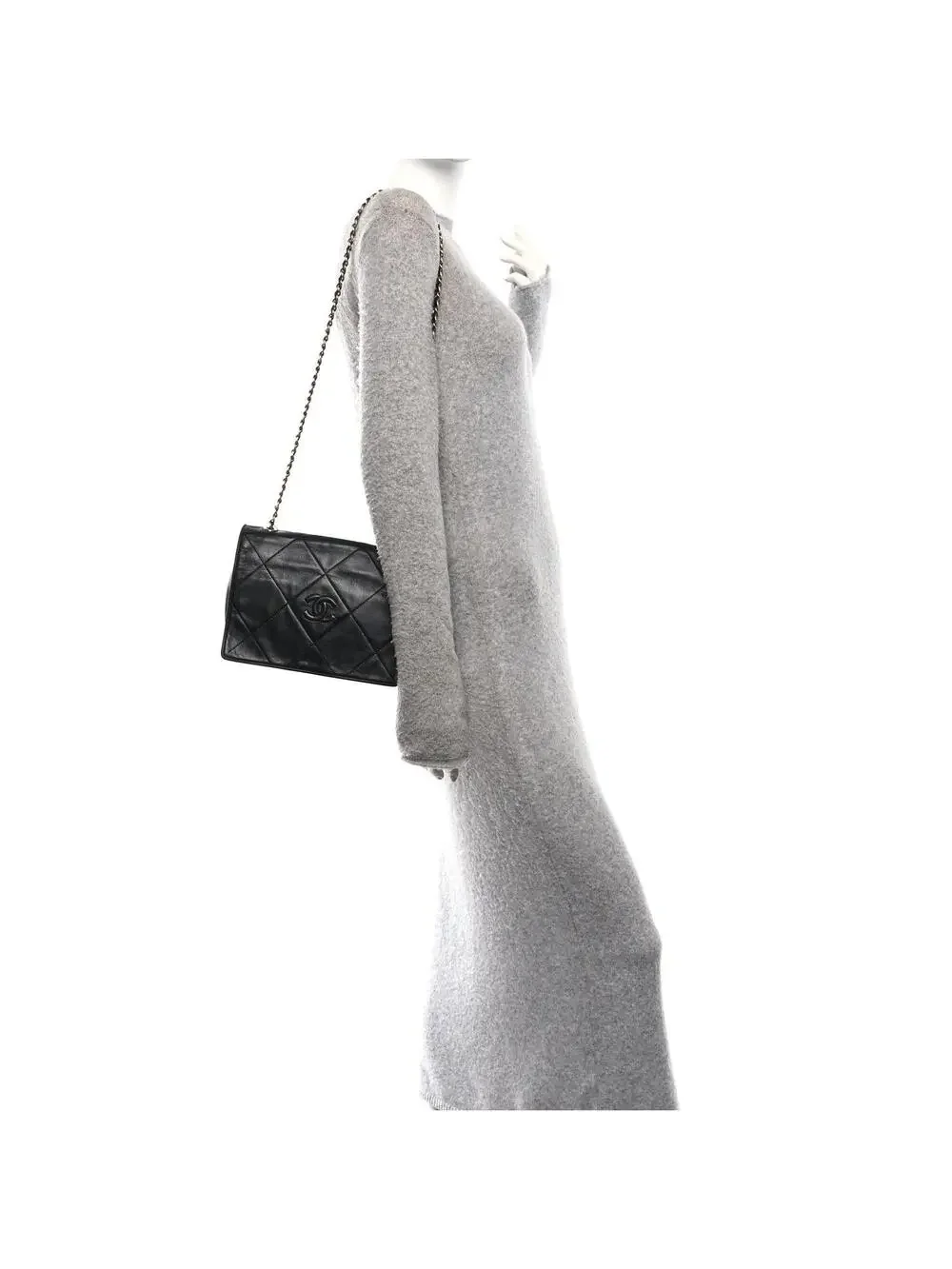 Chanel Lambskin Quilted Diamond Cc Flap #329538C17B